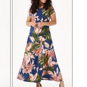 petite plus size maxi dress